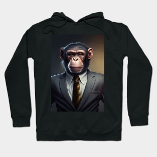 Adorable Wild Monkey In A Suit Animals Hoodie